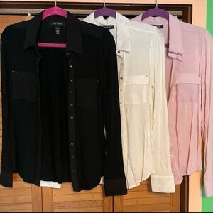 WHBM jersey blouses